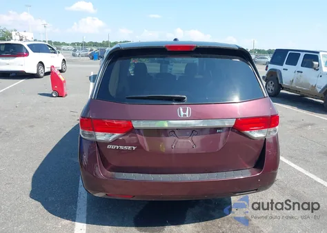 2014 Honda Odyssey Ex-L из США, поврежденный, VIN 5FNRL5H67EB083505